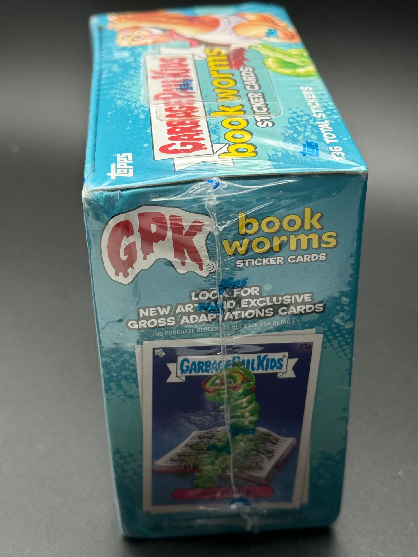 GPK 2022 Book Worms Sticker Cards Topps Garbage Pail Kids Mega Box 136 Stickers