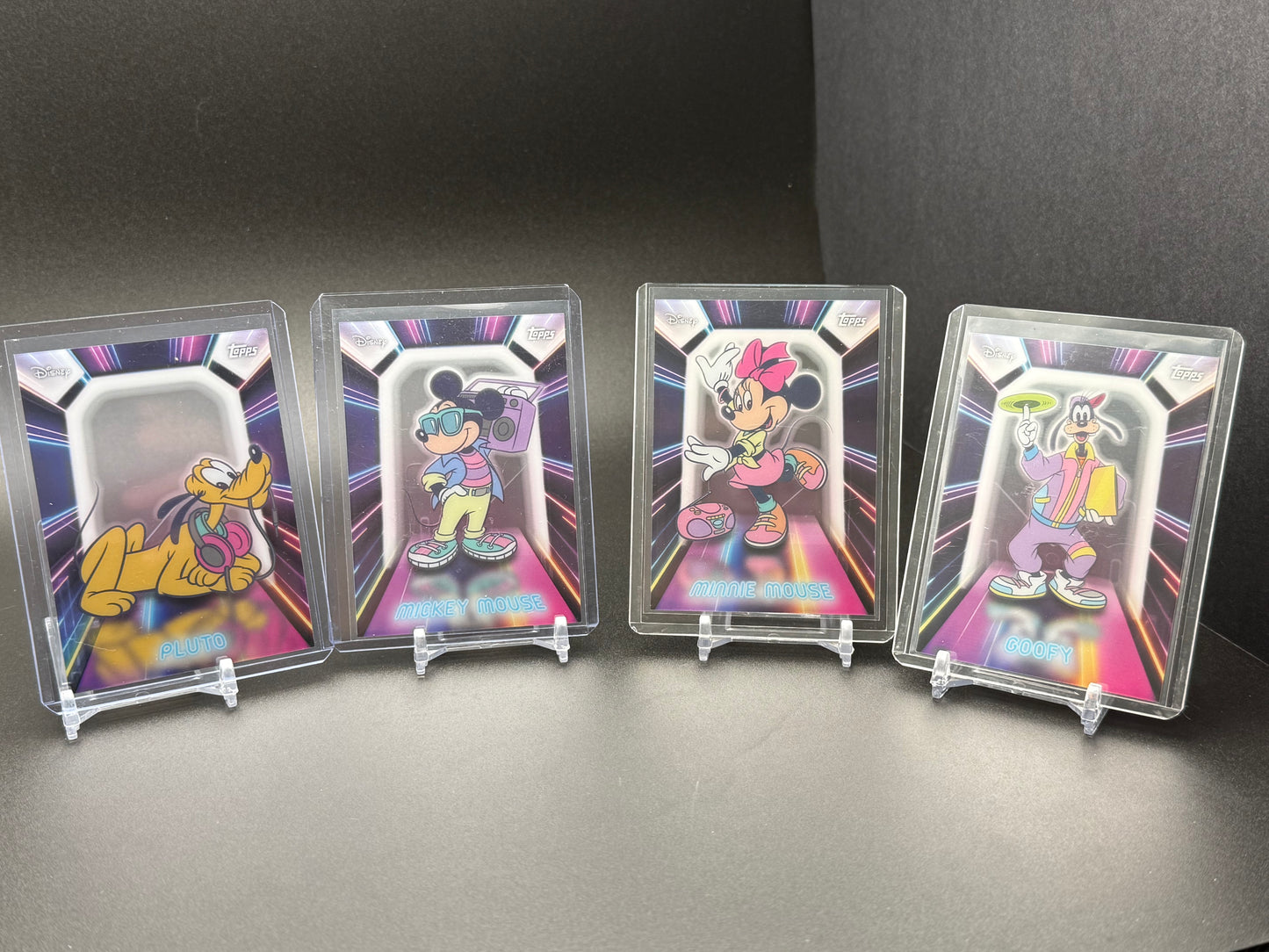 Topps 2026 Disney Neon Illuminated Neon Lights Mickey Mouse&Friends Insert Cards (Copy)
