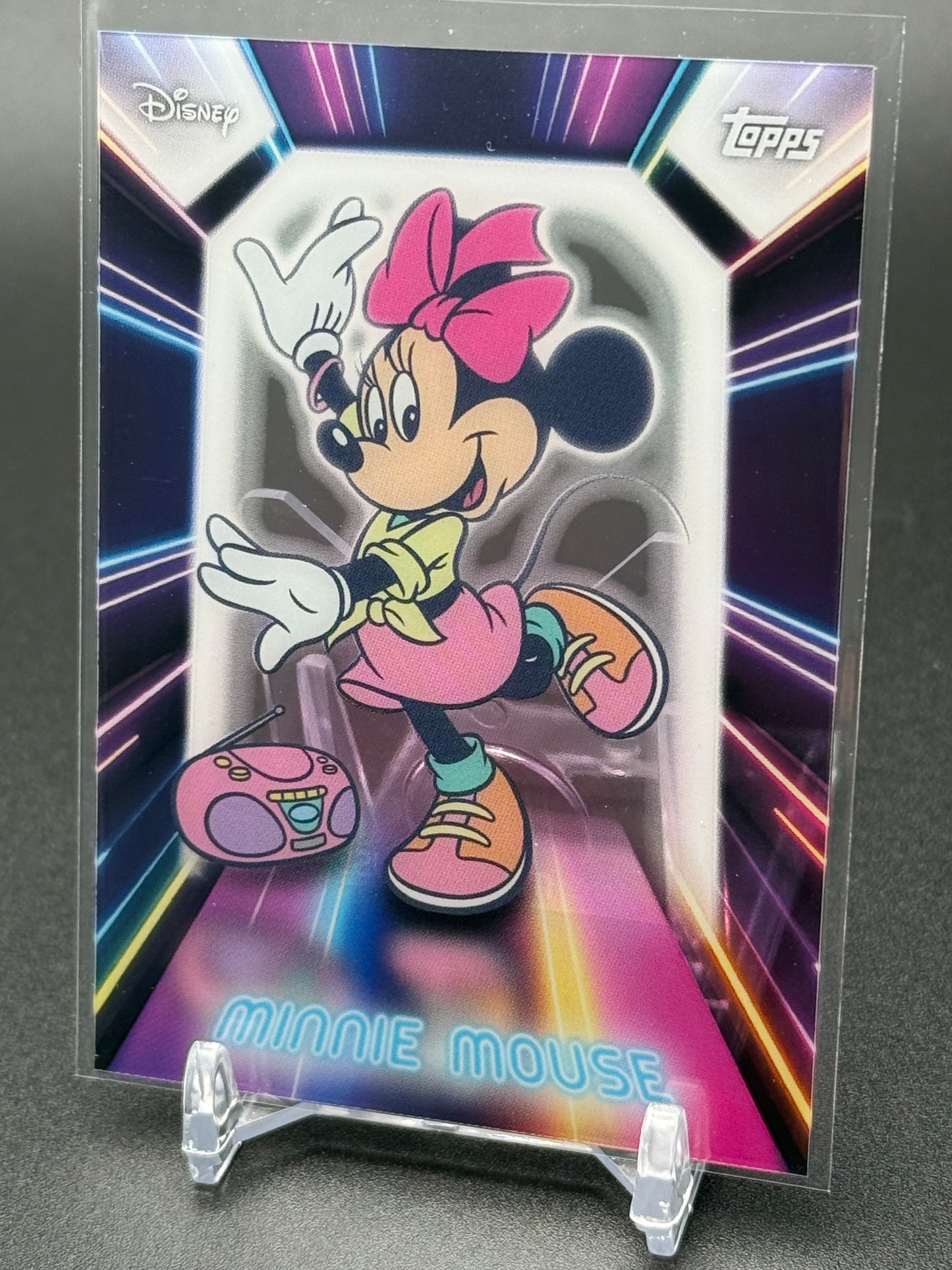 Topps 2026 Disney Neon Illuminated Neon Lights Mickey Mouse&Friends Insert Cards (Copy)