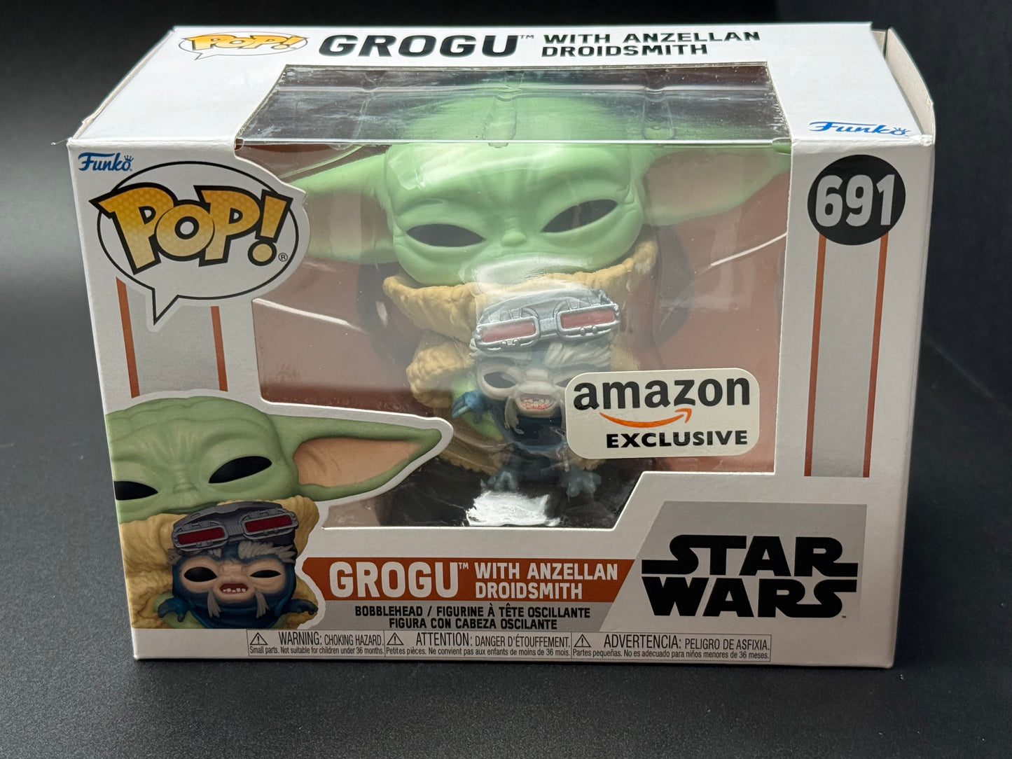 2024 Funko POP!  Amazon Exclusive - Grogu with Anzellan Droidsmith #691