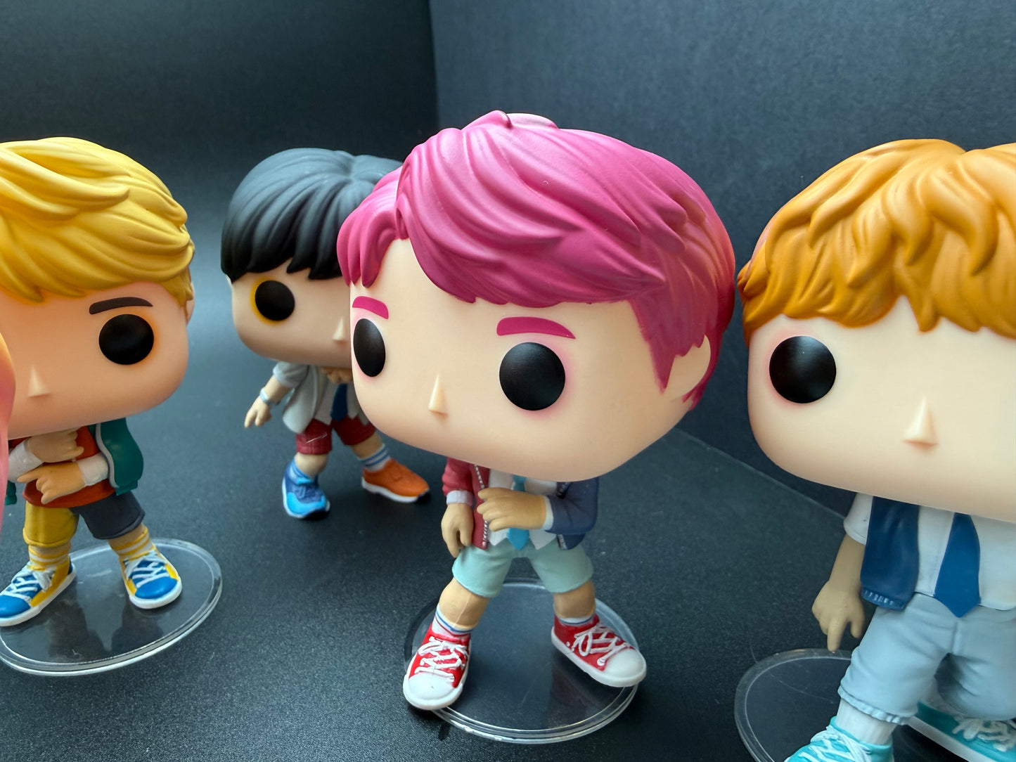 Funko POP! Rocks BTS Vinyl Figure 7 Pieces w/stands