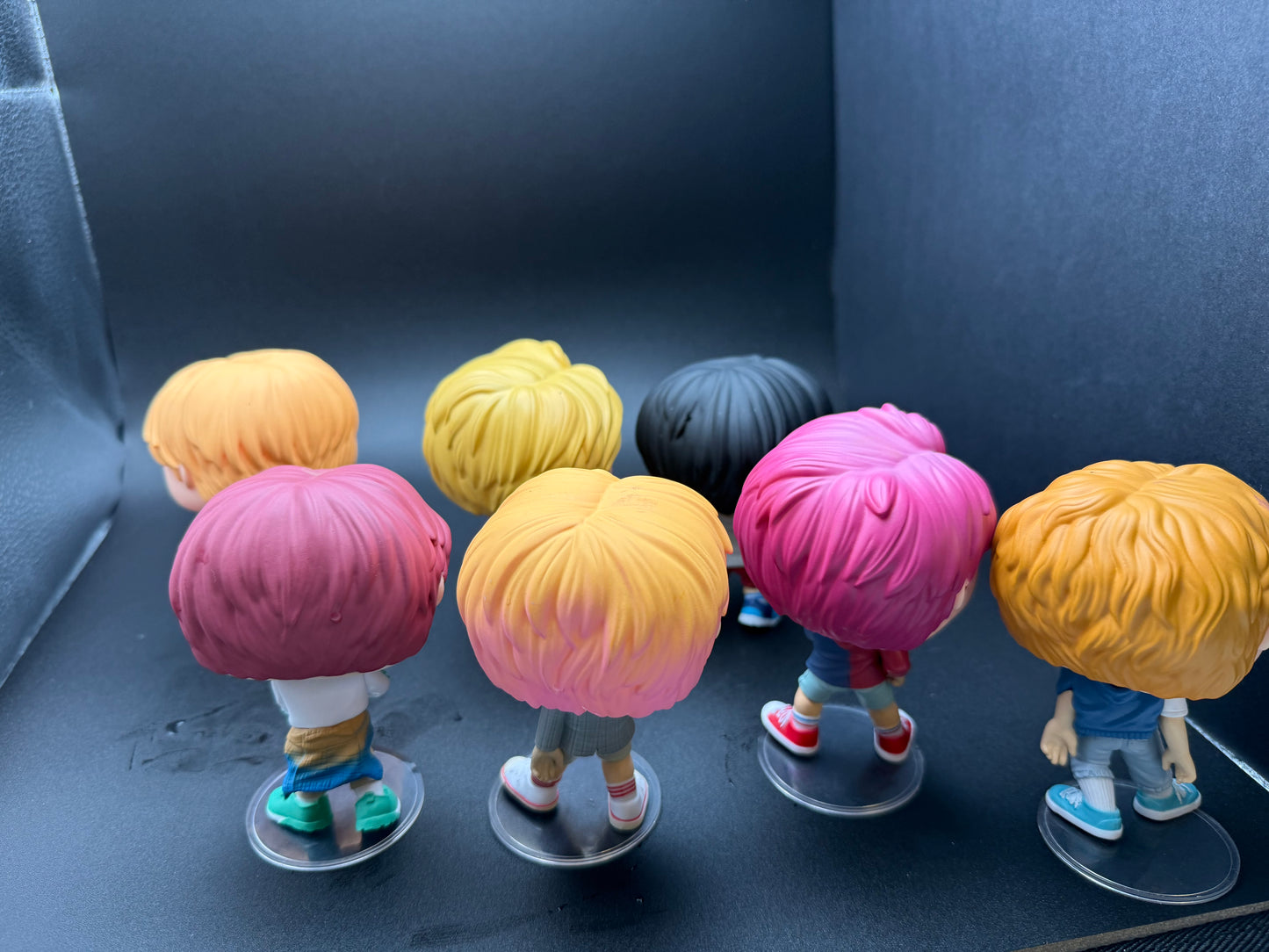 Funko POP! Rocks BTS Vinyl Figure 7 Pieces w/stands