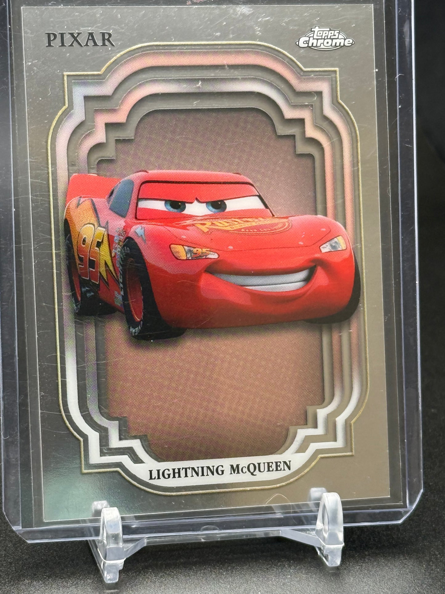 2024 Topps Chrome Disney - Lightning McQueen Cars Set (5 Cards Total)