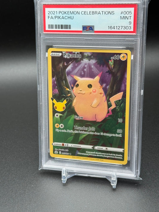 2021 POKEMON CELEBRATIONS - FA/PIKACHU #005 PSA 9!