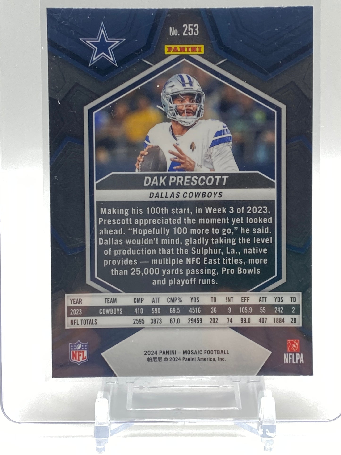 Dallas Cowboys Collection - 2024 Panini Mosaic Cards (3)