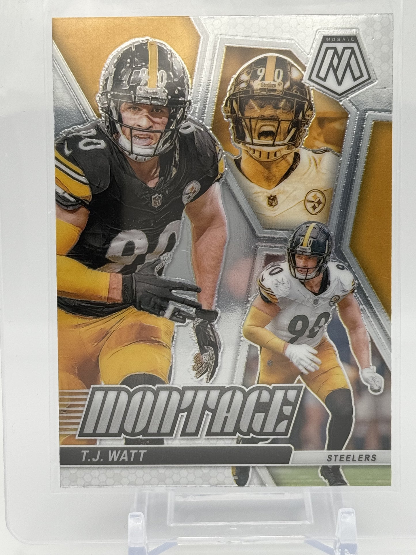 T.J. Watt Montage M-25 2024 Panini Mosaic Football