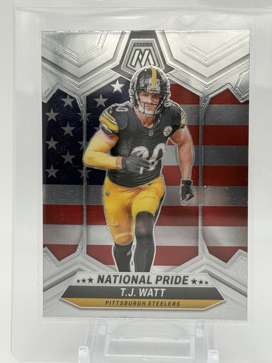 T.J. Watt National Pride #266 2024 Panini Mosaic Football