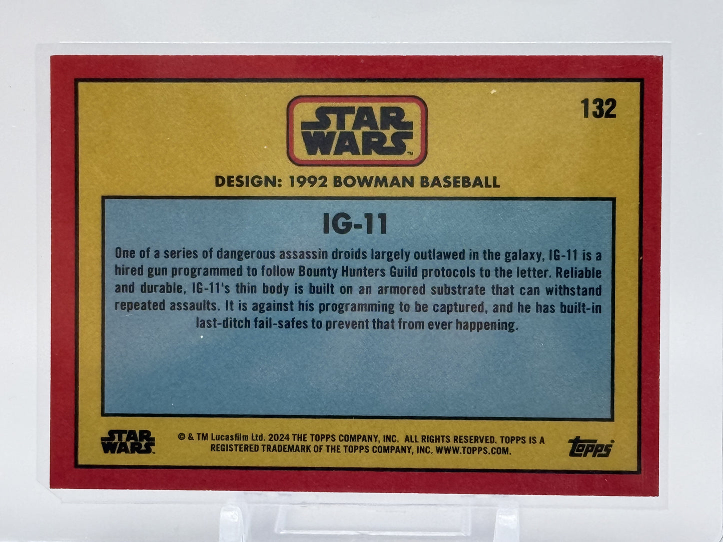 2024 Throwback Thursday Star Wars Edition Set #44 Cards 130-132