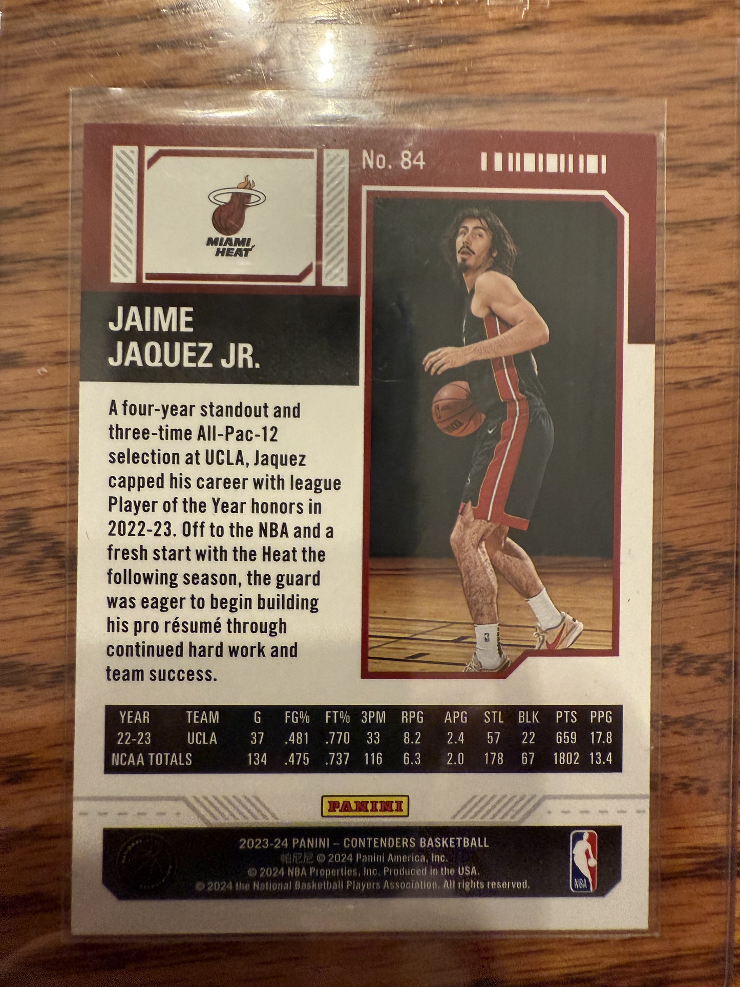 Jaime Jaquez Jr. 2023-24 Contender Season Ticket