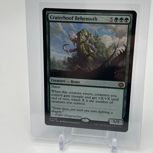 Craterhoof Behemoth 0138 Magic The Gathering Tarkir