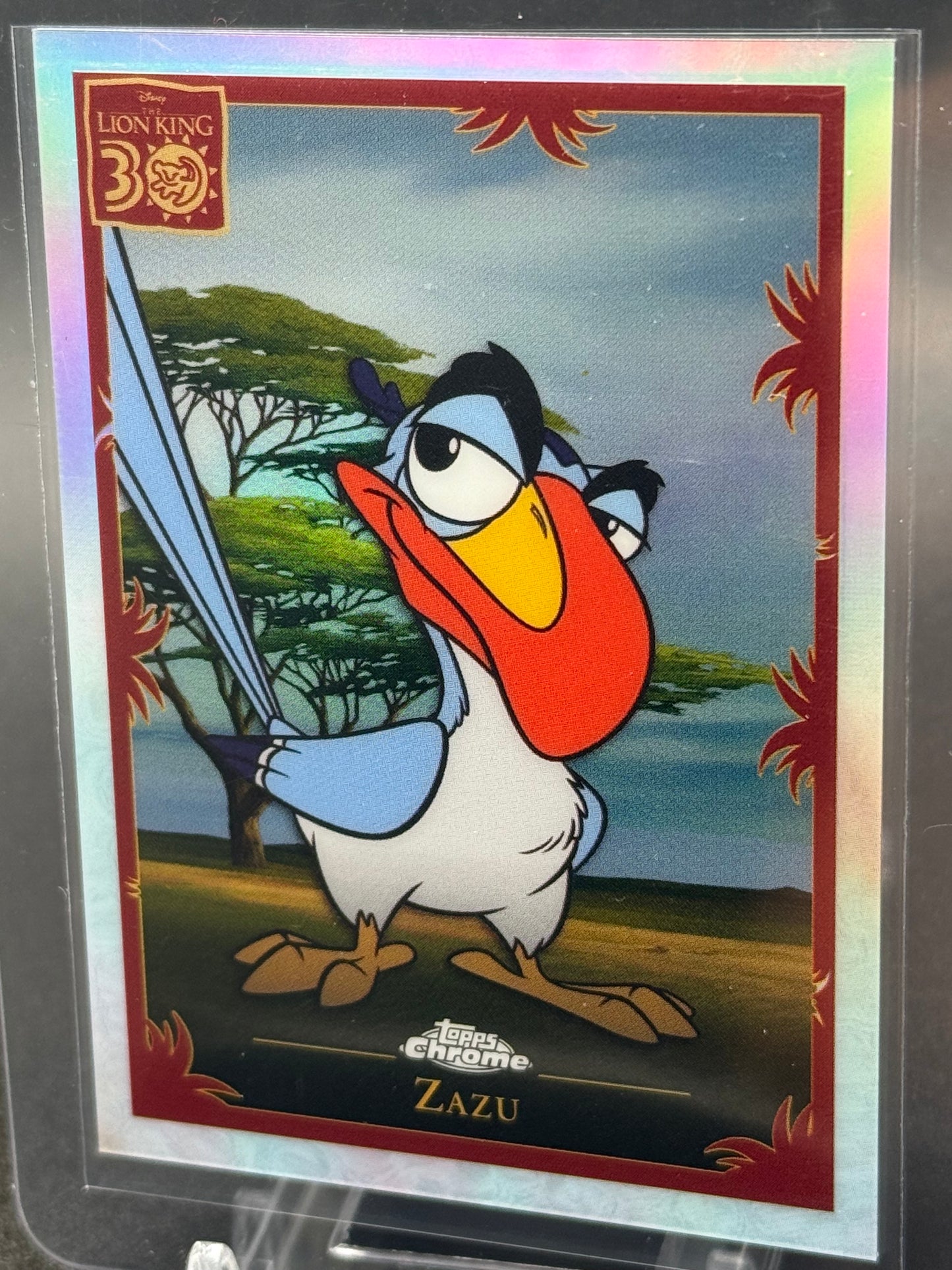 2024 Topps Chrome Disney - Zazu LK-8 30Th Anniversary