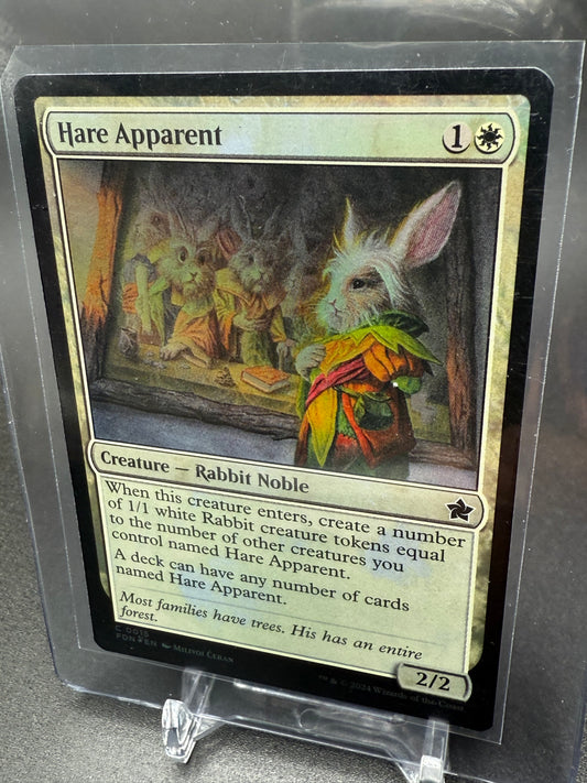 Hare Apparent 0015 Magic The Gathering Foundations **Foil**