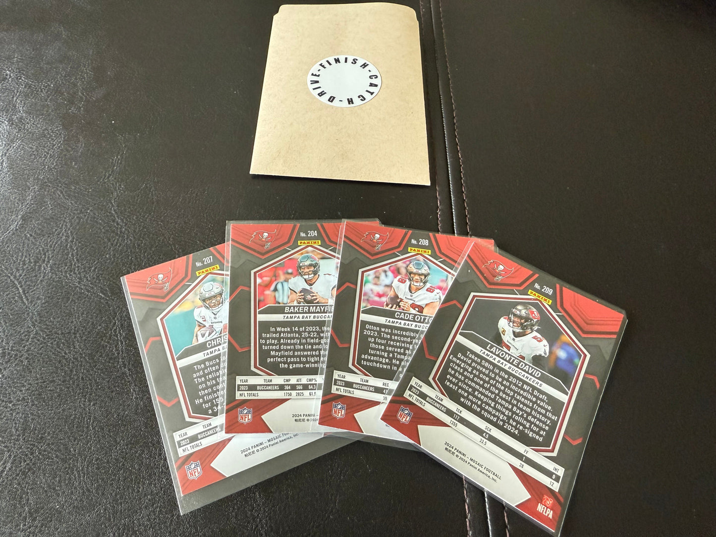2024 Panini Mosaic Collection -TAMPA BAY BUCCANEERS Team Cards