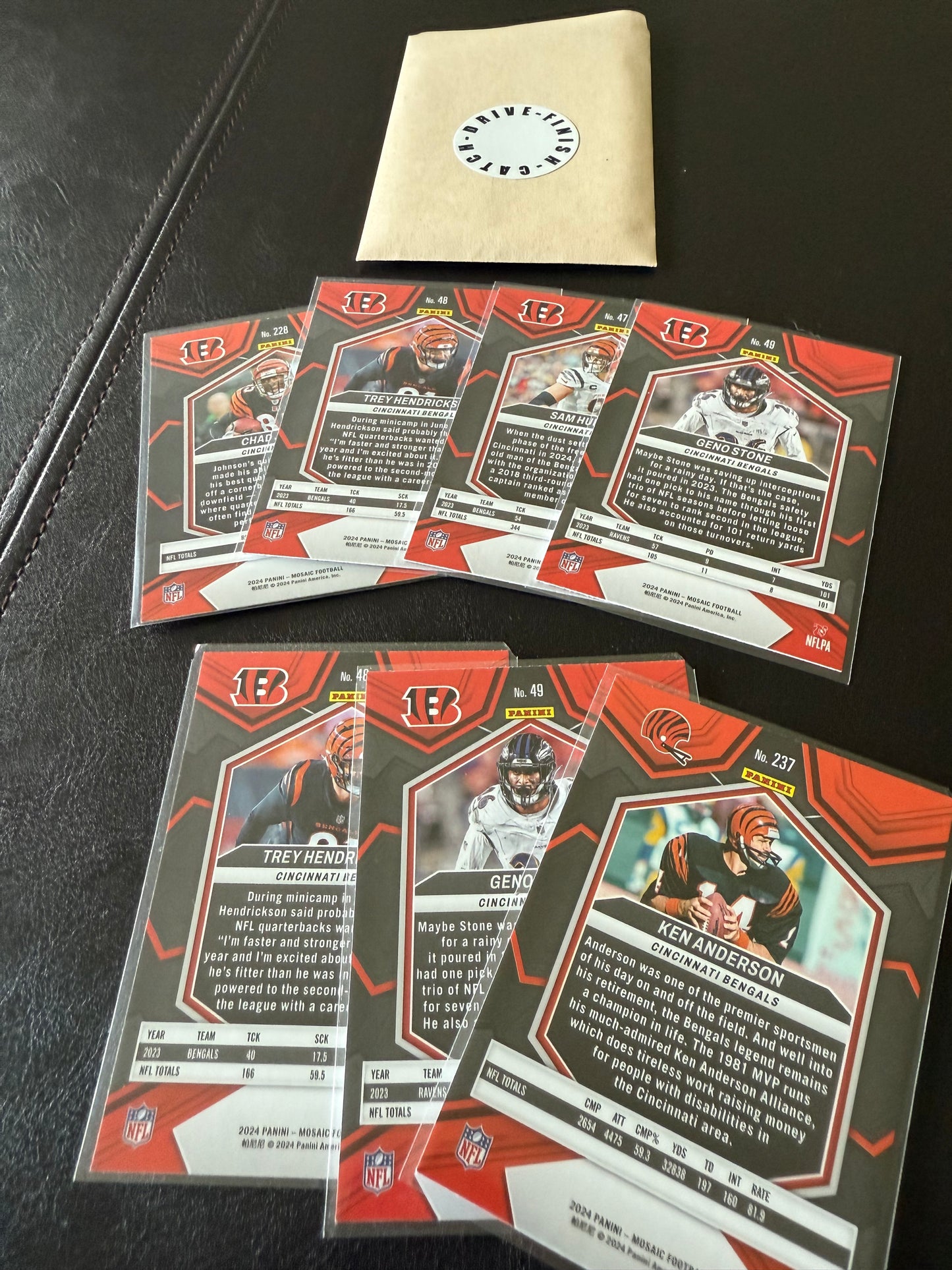 2024 Panini Mosaic Collection - CINCINNATI BENGALS Team Cards
