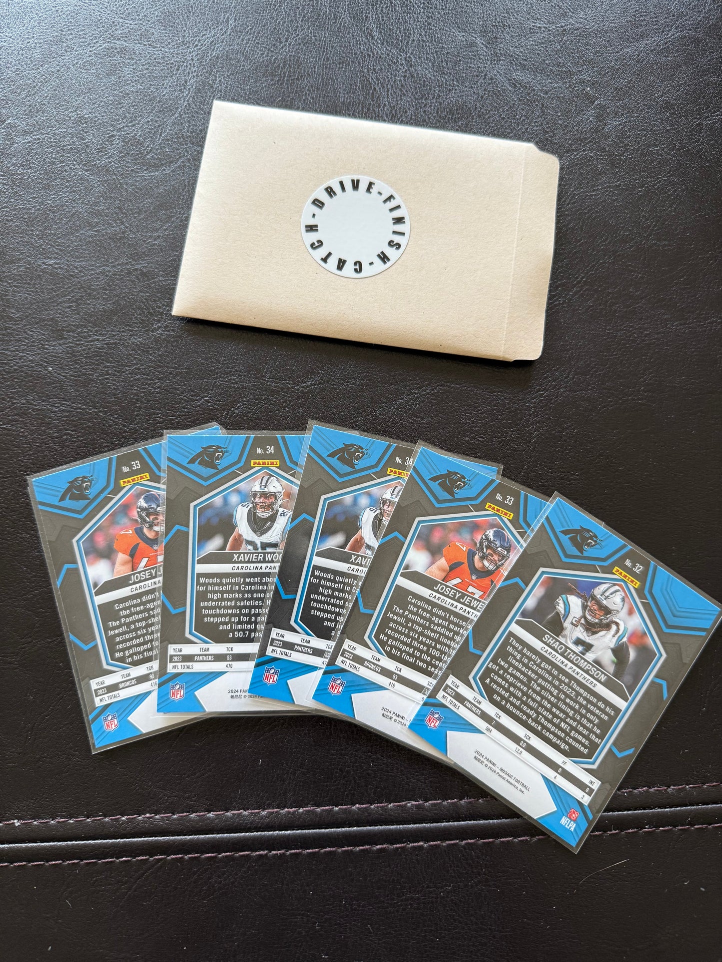 2024 Panini Mosaic Collection - CAROLINA PANTHERS Team Cards