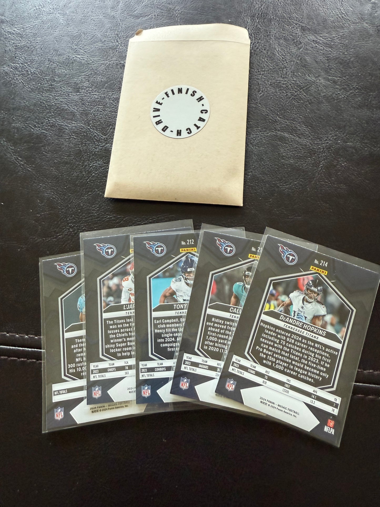 2024 Panini Mosaic Collection - TENNESSEE TITANS Team Cards