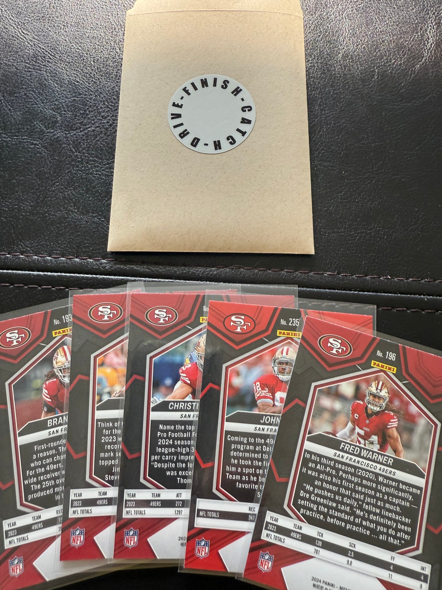 2024 Panini Mosaic Collection - SAN FRANCISCO 49ERS Team Cards