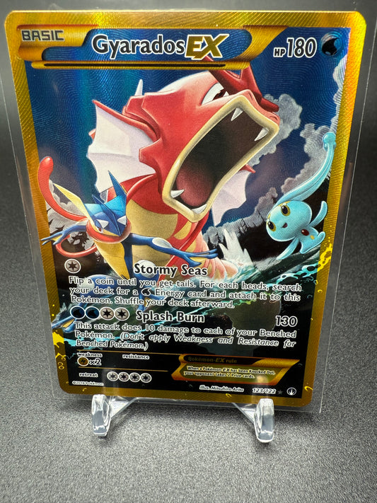 Pokemon Breakpoint Card -Gyarados EX  123/122 Secret Rare