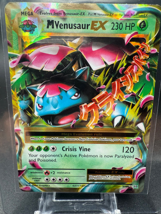 Pokemon XY Evolutions Card -MVenusaur EX 2/108 Holo